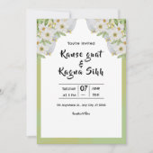 Carte d'invitation de mariage d'hiver Conception d (Devant)