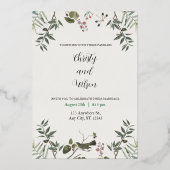 carte d'invitation de mariage esthétique (Recto)
