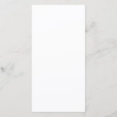 Carte d'invitation de mariage Hydrangea sans photo (Dos)