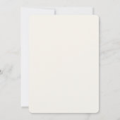 Carte d'invitation de mariage Love In Bloom (Dos)