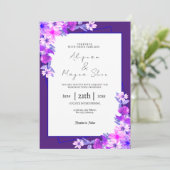 Carte d'invitation de mariage, modèle (Debout devant)