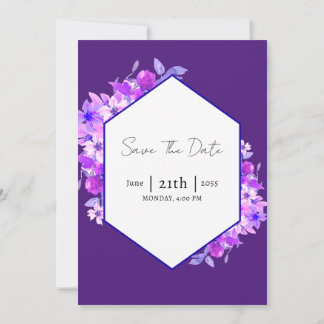 Carte d'invitation de mariage, modèle