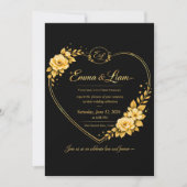 Carte d'invitation de mariage moderne – Minimalism (Devant)