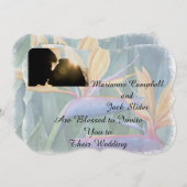 CARTE D'INVITATION DE MARIAGE PERSONNALISABLE OISE (Devant / Derrière)