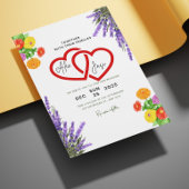 Carte d'invitation de mariage ✨ printemps