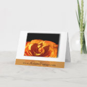 Carte d'invitation de mariage Sunset Rose (Dos)