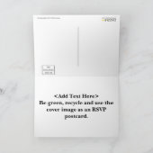 Carte d'invitation de mariage Sunset Rose (Intérieur)