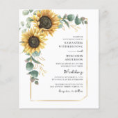 Carte d'invitation de mariage tout-en-un avec code (Devant)