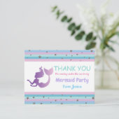 Carte d'invitation de Merci de fête d'anniversaire (Debout devant)