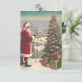 Carte d'invitation de Noël (Debout devant)