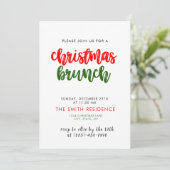 Carte d'invitation de Noël (Debout devant)