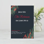 Carte d'invitation de Noël (Debout devant)