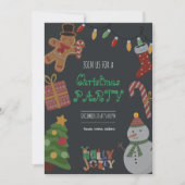 Carte d'invitation de Noël (Devant)