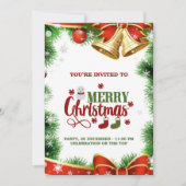 carte d'invitation de Noël (Devant)