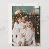 Carte d'invitation de Noël Arbre moderne (Dos)