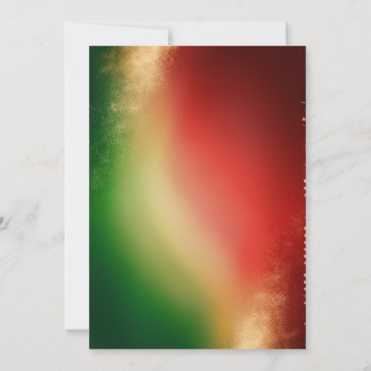 Carte d'invitation de Noël Cookie & Candy (Dos)