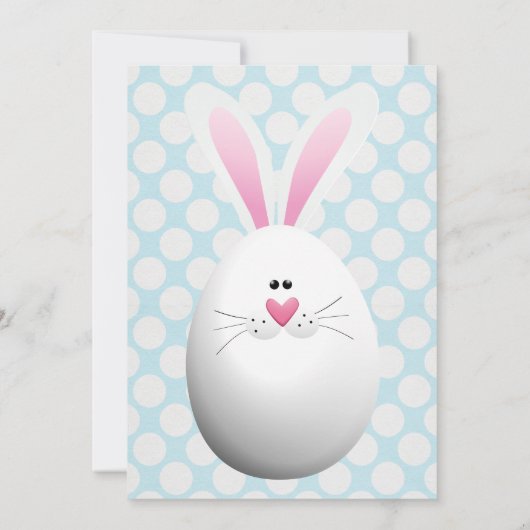 Carte d'invitation de Pâques (Dos)