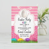 Carte d'invitation de Pâques (Debout devant)