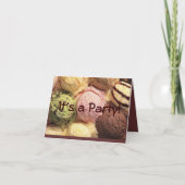 Carte d'invitation de partie (Devant)