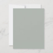 Carte d'invitation de réception de mariage aux coq (Dos)