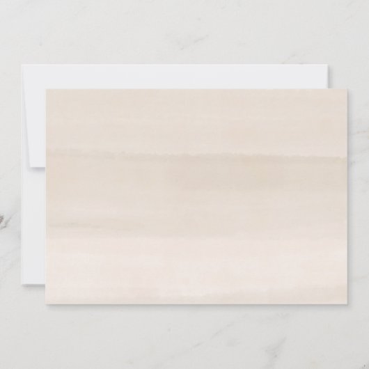 Carte d'invitation de réception de mariage précipi (Dos)