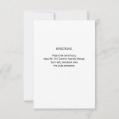 Carte d'invitation de réception modèle mariage per (Dos)