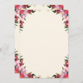 Carte d'invitation de remerciement (Devant / Derrière)