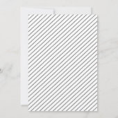 CARTE D'INVITATION DE REMISE DE DIPLÔME DE PARTIE (Dos)