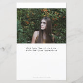 Carte d'invitation de remise de diplômes avec 2 ph (Dos)