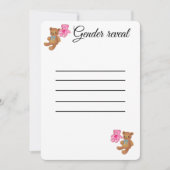 Carte d'invitation de révélation de genre (Devant)