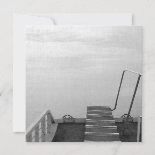 Carte d'invitation/de voeux - Photo Titanic versio (Devant)