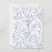 Carte d'invitation détaillée pour Bat Mitzvah vint (Dos)