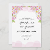 Carte d'invitation d'hiver Carte de fête d'anniver (Devant)