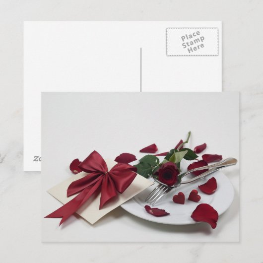 Carte d'invitation dîner (Devant / Derrière)