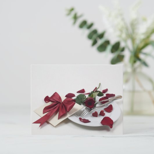 Carte d'invitation dîner (Debout devant)