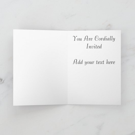 Carte d'invitation d'installation (Intérieur)