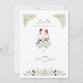 carte d'invitation distinctive (Devant)