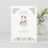 carte d'invitation distinctive (Debout devant)