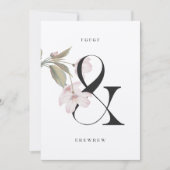 carte d'invitation double face (Devant)