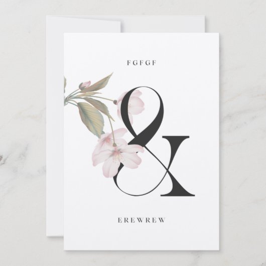 carte d'invitation double face (Devant)