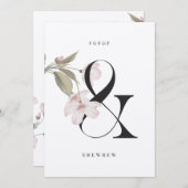 carte d'invitation double face (Devant / Derrière)