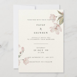 carte d'invitation double face