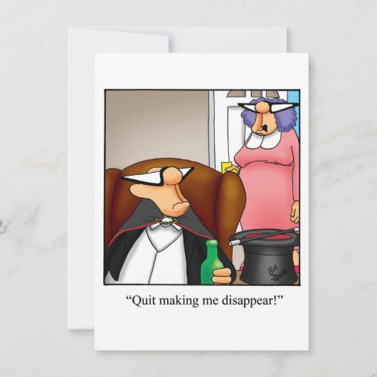 Carte d'invitation drôle pour une fête d'anniversa (Devant)