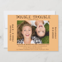 Carte d'invitation drôle pour une fête de fin d'ét