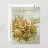 Carte d'invitation du 50e anniversaire d'or par Ja (Devant / Derrière)