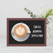 Carte d'invitation du cercle de café (Debout devant)