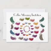 Carte d'invitation du cercle de café (Devant)