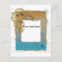 Carte d'invitation du château de conte de fées