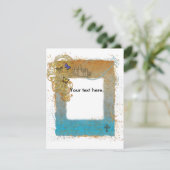 Carte d'invitation du château du livre de contes d (Debout devant)