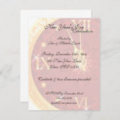 Carte d'invitation du compte à rebours du Nouvel A (Devant / Derrière)